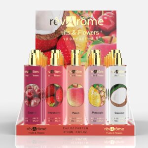 Présentoir Rêvarôme Fruits & flowers 25 parfums +5 testeurs