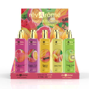 Présentoir Rêvarôme Fruits & flowers 25 parfums +5 testeurs