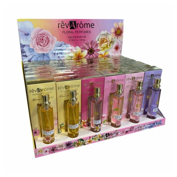Présentoir Rêvarôme Floral perfume 36 parfums + 6 testeurs