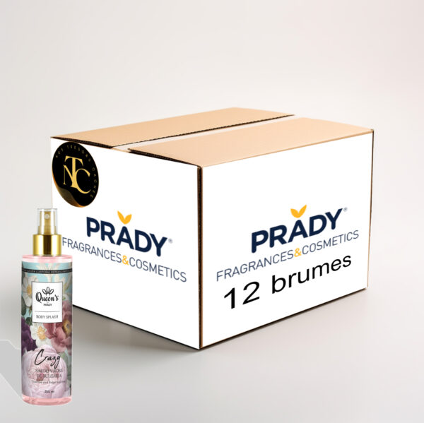 Carton de 12 brumes pour le corps Crazy