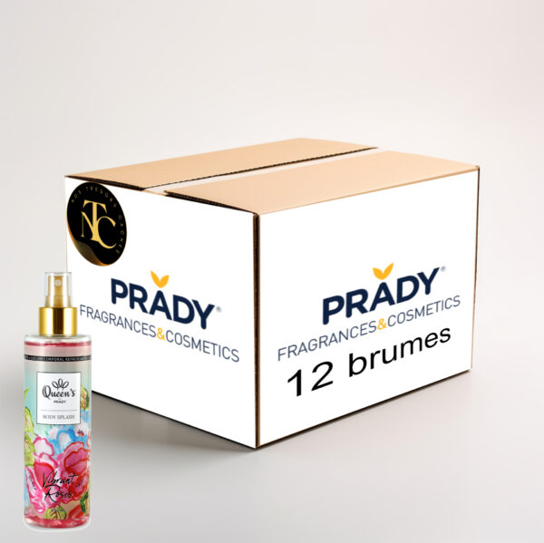 Carton 12 brumes pour le corps Vibrant Roses