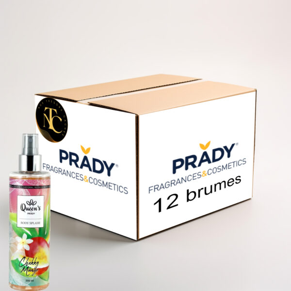 Carton 12 brumes pour le corps Chekky Mango